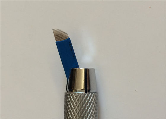 Chiny Niebieski 0,25 MM 17 szpilek Makijaż permanentny 3D Igły do ​​haftu na tatuaże dostawca