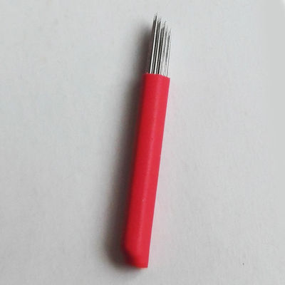 Chiny Round 17RL Fog 3D Emberiory Manual Pen Igły do ​​makijażu permanentnego Ostrze do ust dostawca