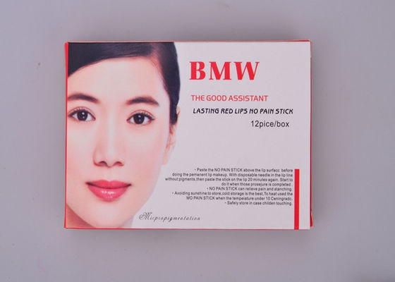 Chiny BMW Miejscowe znieczulające kremowe naklejki na usta do makijażu permanentnego tatuażu ust dostawca