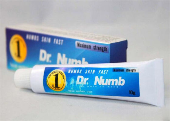 Chiny 10G Dr Numb Tattoo Krem znieczulający Bezbolesna ulga w bólu No Pain Numbs Krem przeciwbólowy dostawca
