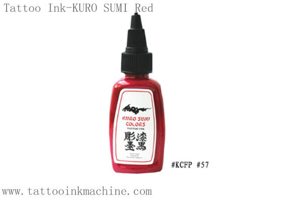 Chiny OEM Kuro Sumi 0.5OZ / 1OZ Eternal Tattoo Ink Czerwony kolor do tatuażu ciała dostawca