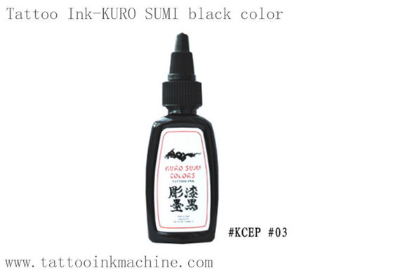 Chiny 1OZ True Black Color Eternal Tattoo Ink OEM Kuro Sumi do tatuażu ciała dostawca