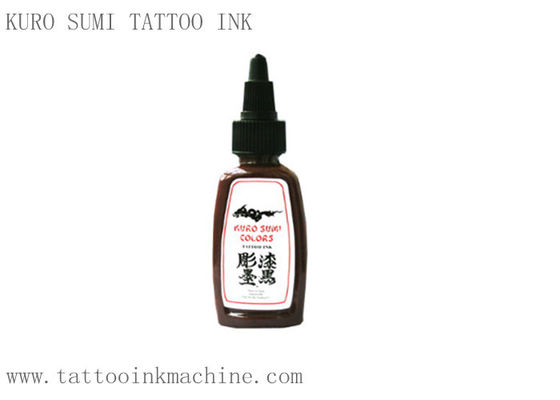 Chiny Brązowy kolor Eternal Tattoo Ink Kuro Sumi 1OZ do makijażu permanentnego Body Tattoo dostawca