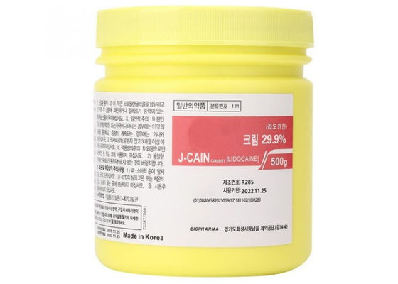 Chiny 29,9% Lidocaine J-CAIN Znieczulający krem ​​do szybkiego znieczulenia skóry 500G dostawca
