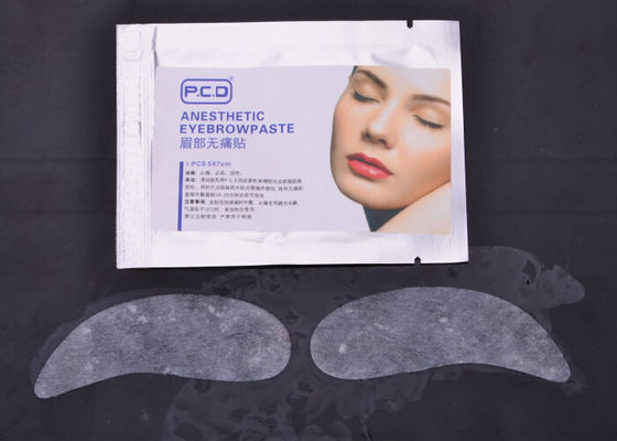 Chiny PCD Haftowane brwi Tattoo Numb Cream, bezbolesna maska ​​​​do brwi dostawca