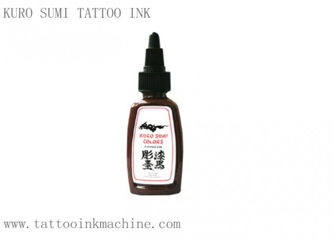 Brązowy kolor Eternal Tattoo Ink Kuro Sumi 1OZ do makijażu permanentnego Body Tattoo 0