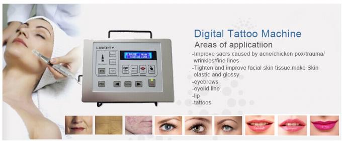 White Lliberty Digital Permanent Makeup Machine, Taiwan Medical Cosmetic Tattoo Machine 3