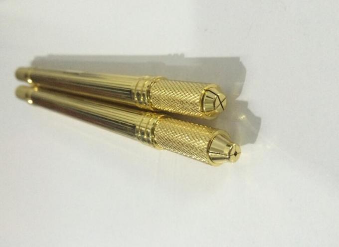 Aluminiowy długopis do brwi Microblade z podwójną głowicą i ręcznym piórem do tatuażu 1