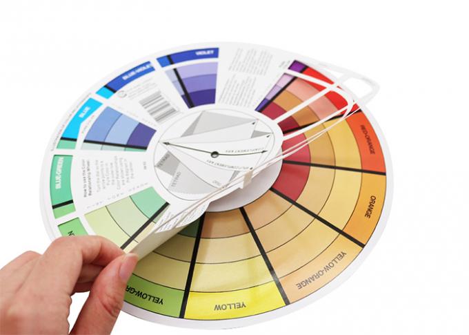 12 kolorów Pigment Kolorowy wykres kołowy Przewodnik mieszania materiałów eksploatacyjnych 0
