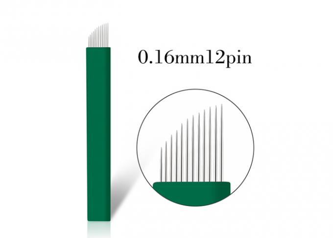 Nano 0,16 mm cienkie igły do ​​​​mikrobladowania brwi 1