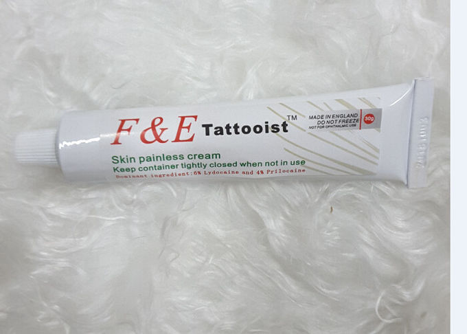 5% Lidokaina 30G F & E Makijaż permanentny Tatuaż Znieczulający krem ​​9,7 x 2,5 cm 0