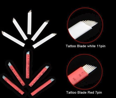 Chiny Tattoo Blade Jednorazowe igły do ​​makijażu permanentnego Sterylizacja promieniami gamma Ray dostawca