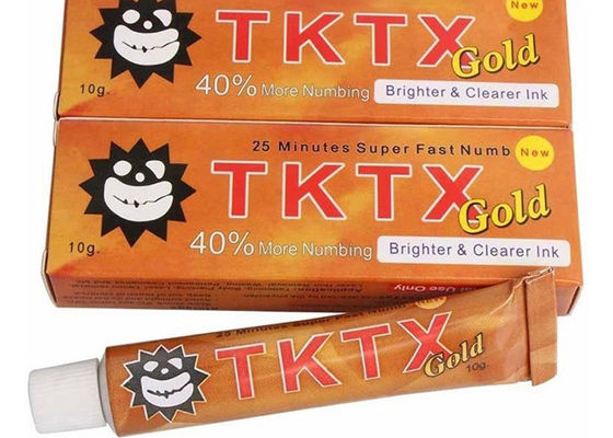 Chiny 40% złota TKTX Super Numb Bezbolesny krem znieczulający do tatuażu dostawca