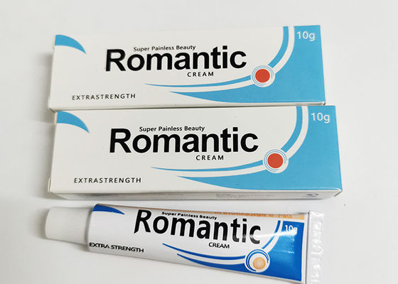 Chiny 10G Romantyczny Biały Kolor Krem Znieczulający do Tatuażu Brwi dostawca
