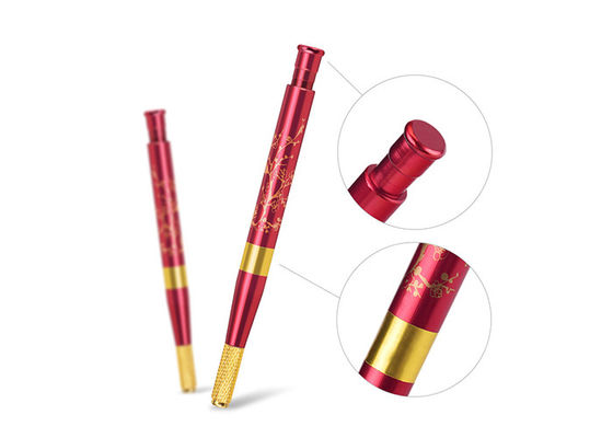 Chiny Red Lucky Eyebrow Microblade Needle Tattoo Manual Pen dostawca