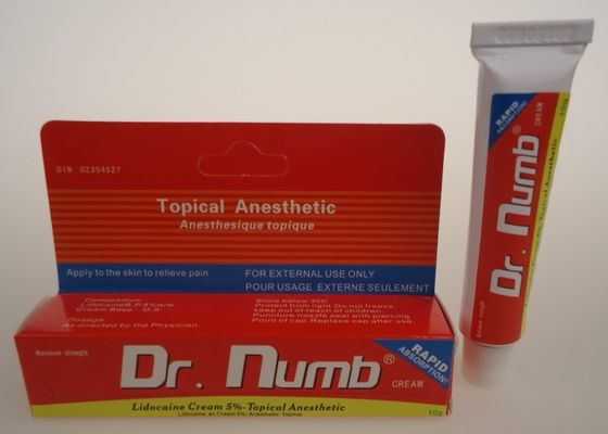 5% PMU Dr. Numb Uśmierzenie bólu Krem do znieczulenia tatuażu dostawca