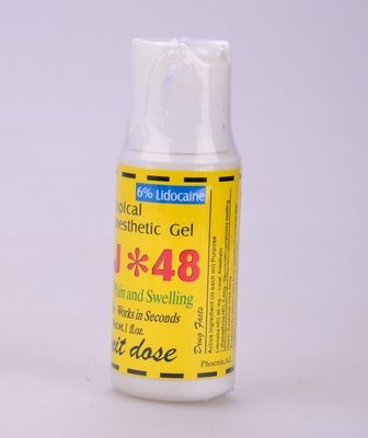 6% SSJ 48 Tattoo Anesthetic Gel dla tatuażu warg, miejscowy krem znieczulający dostawca