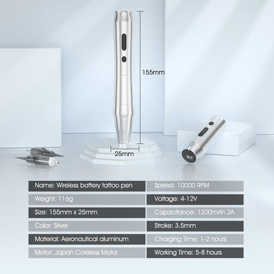 Bezprzewodowy Dermografo SPMU Bezprzewodowa Brwi Stały Makijaż Uniwersalny Kartusz Mikroblading Machine Tattoo Pen dostawca