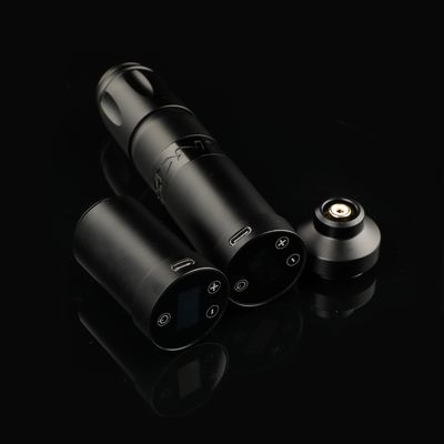 Stal nierdzewna 1800mAh NARW Bezprzewodowa maszyna do tatuażu 1-OLED wyświetlacz ekran dotykowy bateria obrotowa pistolet do tatuażu Pióro do tatuażu z zasilaczem RCA dostawca