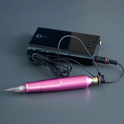 Mikropigmentacja skóry głowy Brwia Żółta warga Rotary Tattoo Cartridges Pen Nierdzewna stal z zasilaniem elektrycznym dostawca