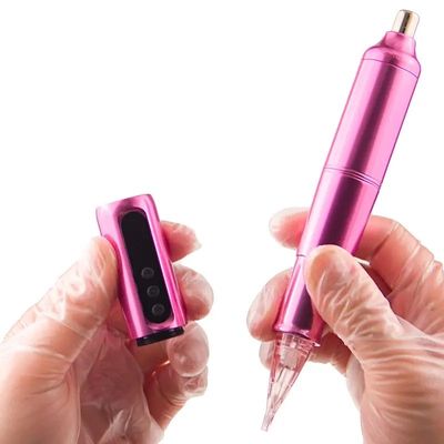 Mikropigmentacja skóry głowy Brwia Żółta warga Rotary Tattoo Cartridges Pen Nierdzewna stal z zasilaniem elektrycznym dostawca