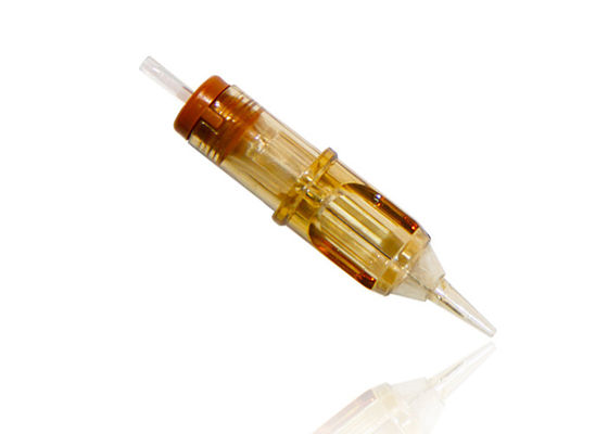 20 sztuk/ pudełko Żółty wkładek do tatuażu Brwi igły do makijażu dostawca