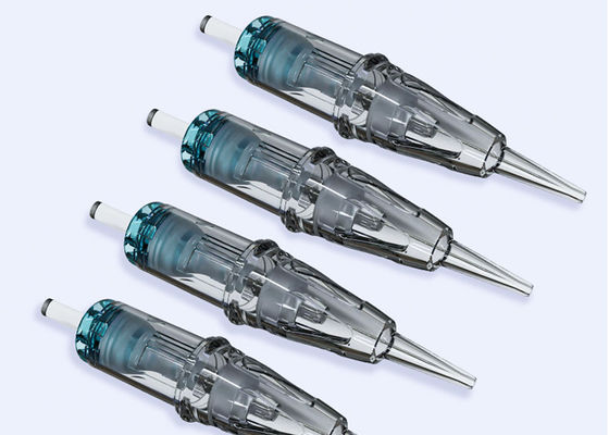 Igły do makijażu permanentnego w kolorze zielonym, pakowane w blistry dostawca