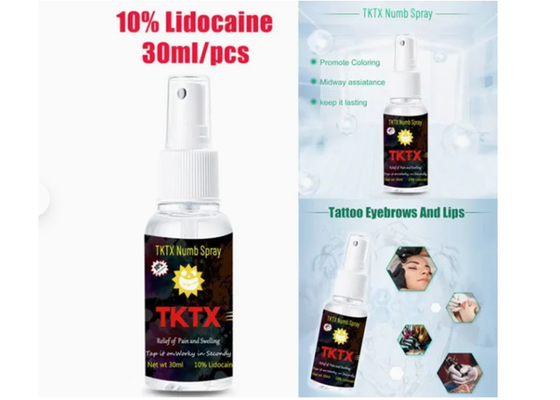 Nowy Tktx Anestetyczny Spray Znieczulający w Piance do Tatuażu, Bezbolesny dostawca