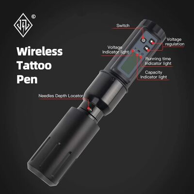 Electric LCD Display 2000mAh Battery Tattoo Gun RCA Wireless Rotary Tattoo Machine Pen Kit  for Tattoo Artist dostawca