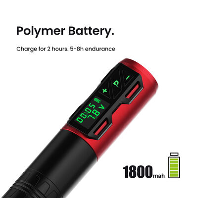 Digital Rotary Battery Coreless Tattoo Gun Tattoo Pen 1800 Mah Wireless Tattoo Machine dostawca