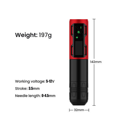 Digital Rotary Battery Coreless Tattoo Gun Tattoo Pen 1800 Mah Wireless Tattoo Machine dostawca