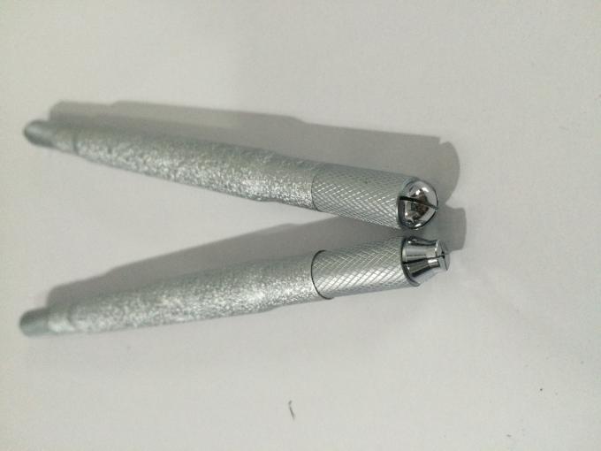 Aluminiowa podwójna głowica 5D Microblading Manual Tattoo Pen, brwi Tattoo Pen 0