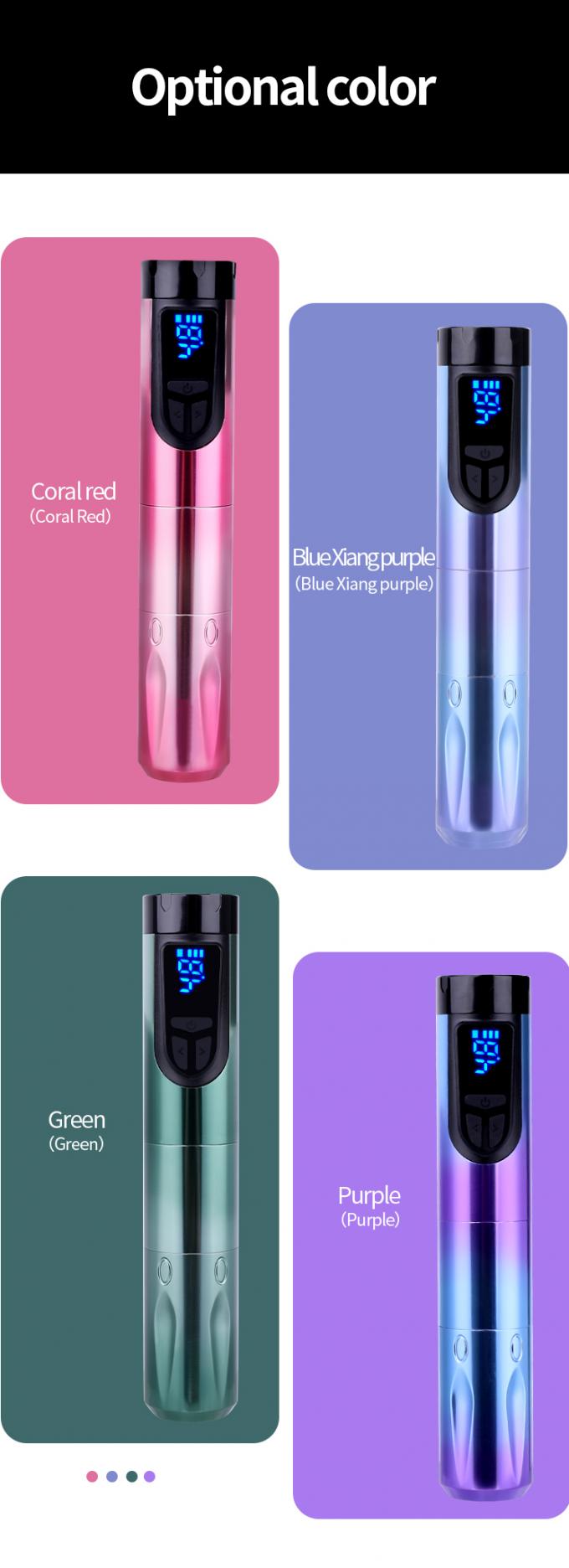 14500mAh zasilanie akumulatorem bezprzewodowym Tatuaż z wyświetlaczem LCD i wymienną baterią 5