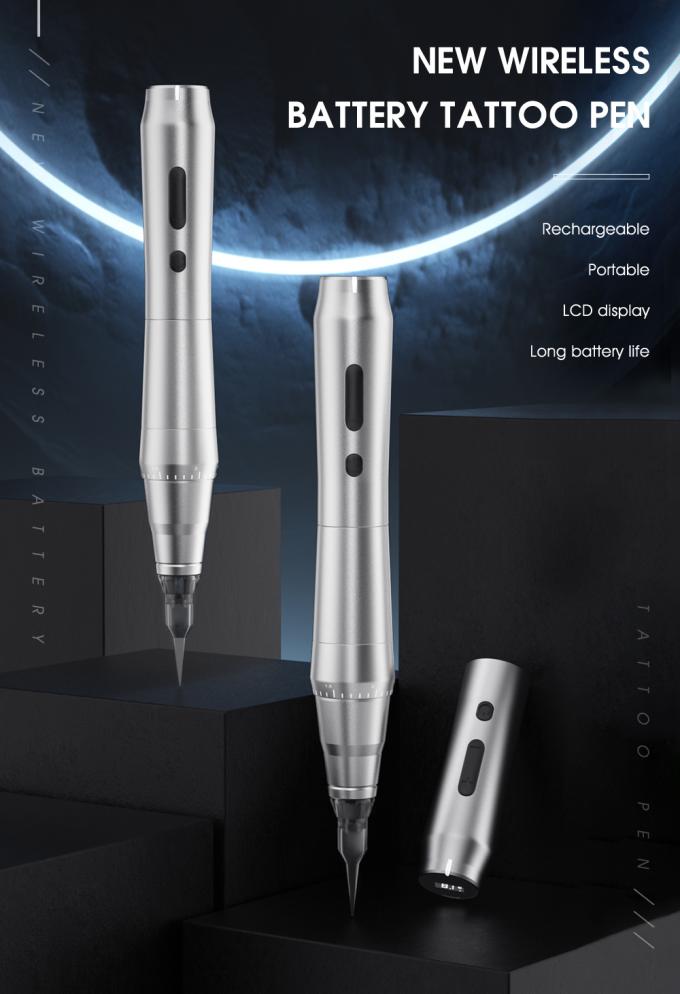 Bezprzewodowy Dermografo SPMU Bezprzewodowa Brwi Stały Makijaż Uniwersalny Kartusz Mikroblading Machine Tattoo Pen 6