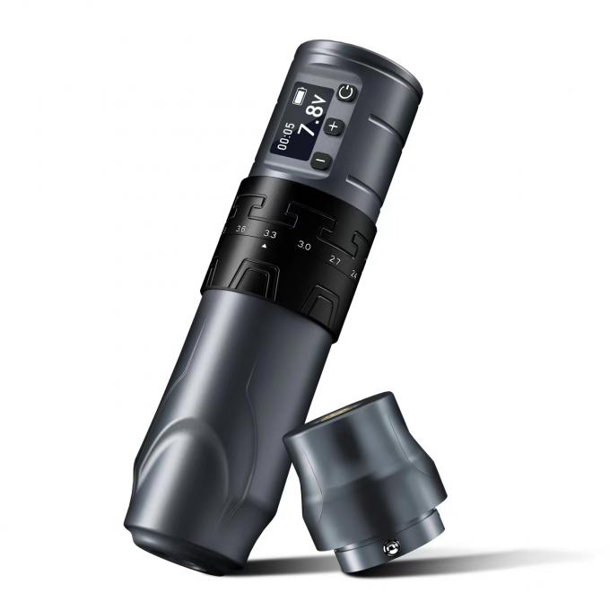 1500mAh bezprzewodowy pistolet do tatuażu INKONE SABER bezrdzeniowy maszyna do tatuażu Pi&oacute;ro silny silnik długotrwały 4,2 mm Aluminium lotnicze 4