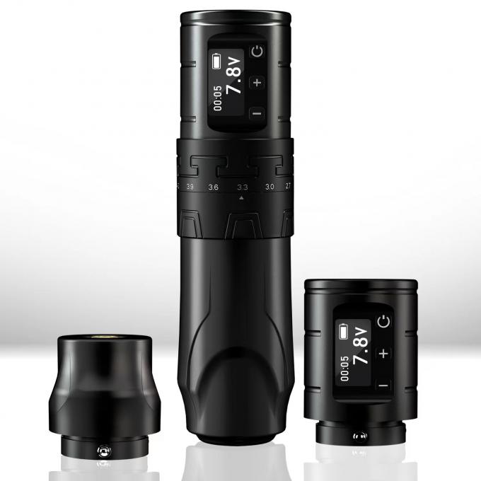 1500mAh bezprzewodowy pistolet do tatuażu INKONE SABER bezrdzeniowy maszyna do tatuażu Pi&oacute;ro silny silnik długotrwały 4,2 mm Aluminium lotnicze 8