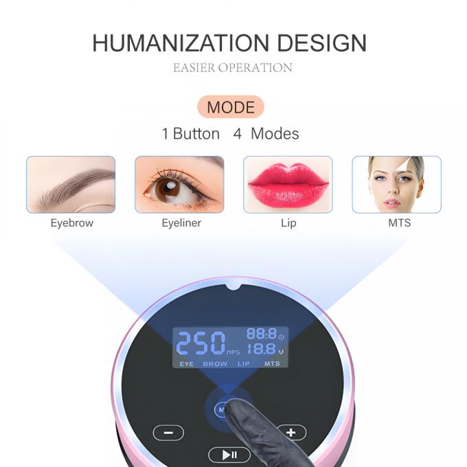 Digital Professional Microblading Machine Kit z permanentnym piórem maszynowym do tatuażu 5