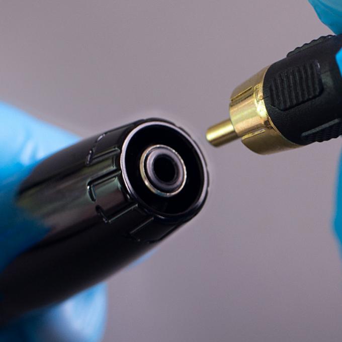 Elektroniczna maszyna do tatuażu brwi kosmetyczna, maszyna do makijażu brwi z interfejsem RCA i prędkością maks.10000 obr./min. 2