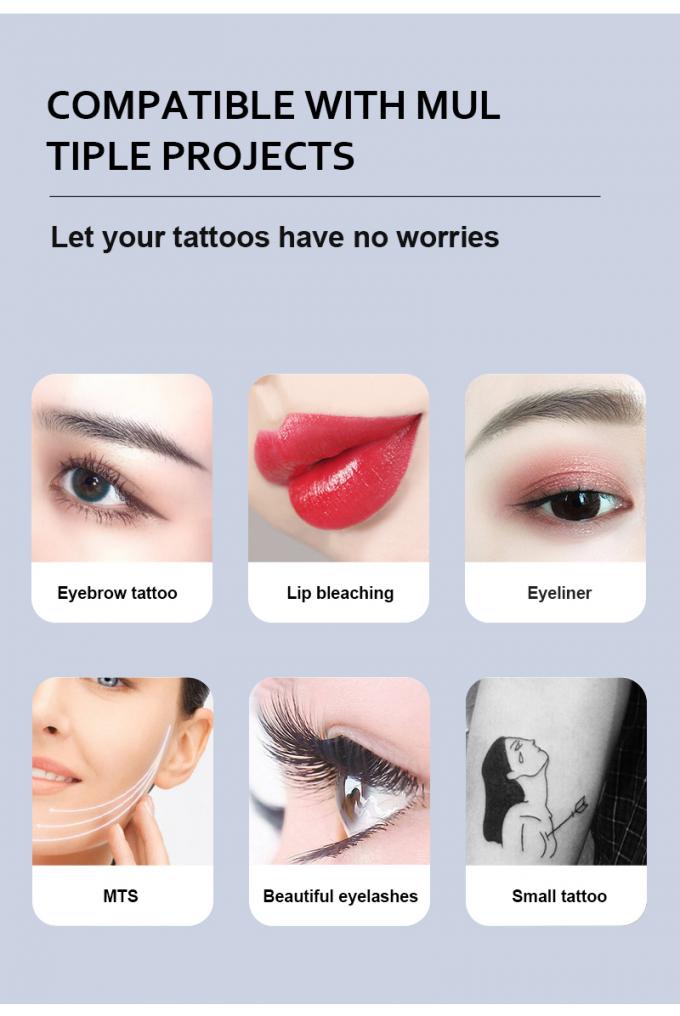 Mikropigmentacja skóry głowy Brwia Żółta warga Rotary Tattoo Cartridges Pen Nierdzewna stal z zasilaniem elektrycznym 5