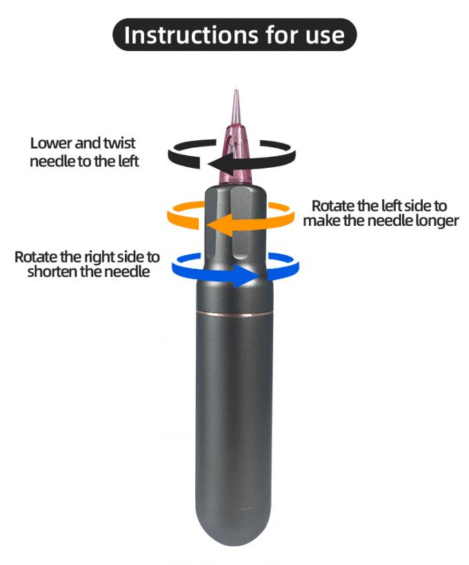 Urządzenie do mikropigmentacji skóry głowy typu SMP z makijażem trwałym i szwajcarską maszyną do tatuażu w kolorze czarno-niebieskim 5