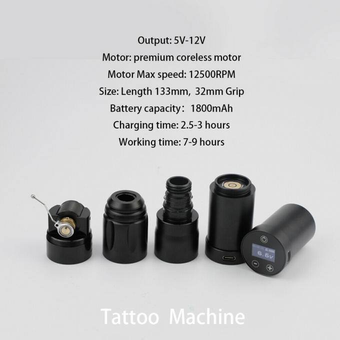 INKONE NARW Brand Digital LCD Touch Screen Display 1800mAh Bateria Tattoo Pen Micropigmentation Machine Bezprzewodowa maszyna do tatuażu 2