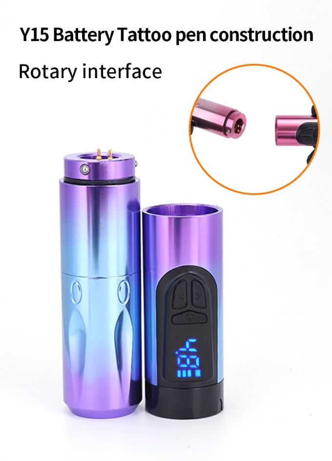 Y15 1200mAh bezprzewodowa rotacyjna maszyna do tatuażu Pi&oacute;ro do tatuażu 8