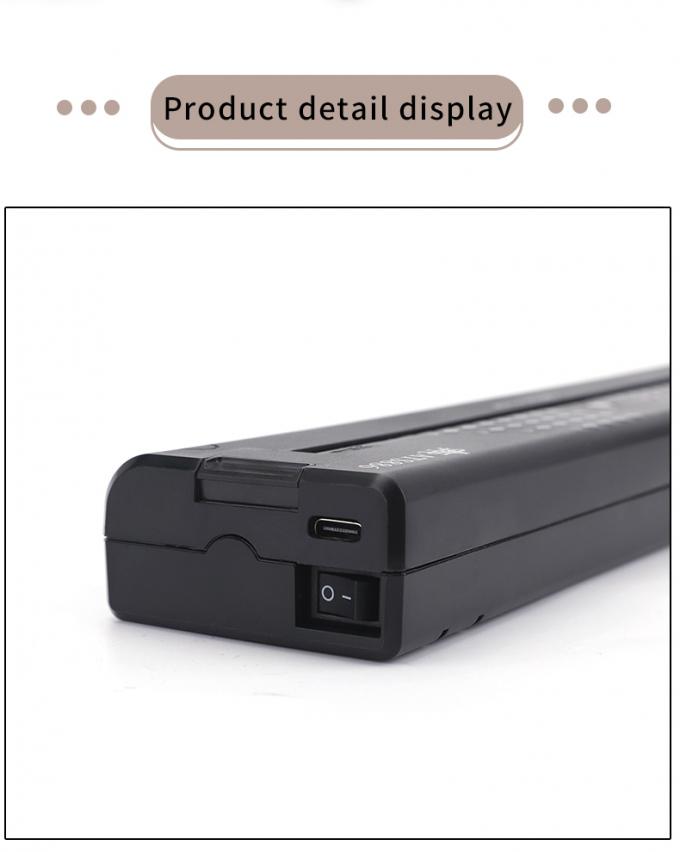12000mAh Mini drukarka szablonowa do tatuażu kopiarka termiczna bezprzewodowa drukarka transferowa drukarka do tatuażu 30