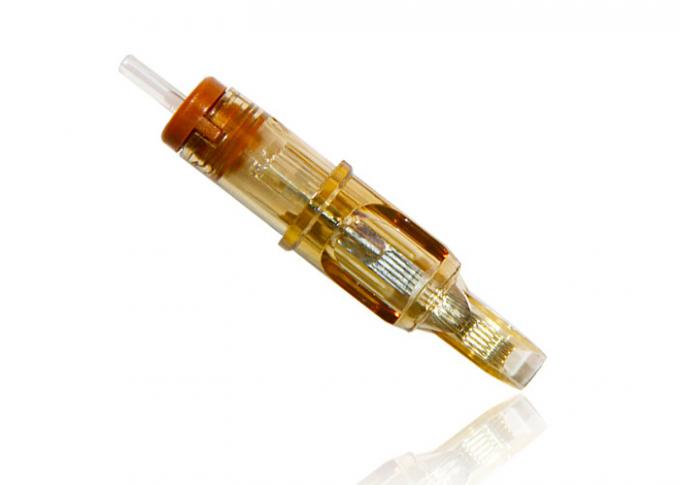 20 sztuk/ pudełko Żółty wkładek do tatuażu Brwi igły do makijażu 3