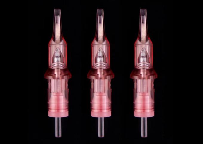 Igły do makijażu permanentnego ze stali nierdzewnej klasy medycznej w kolorze różowym 1