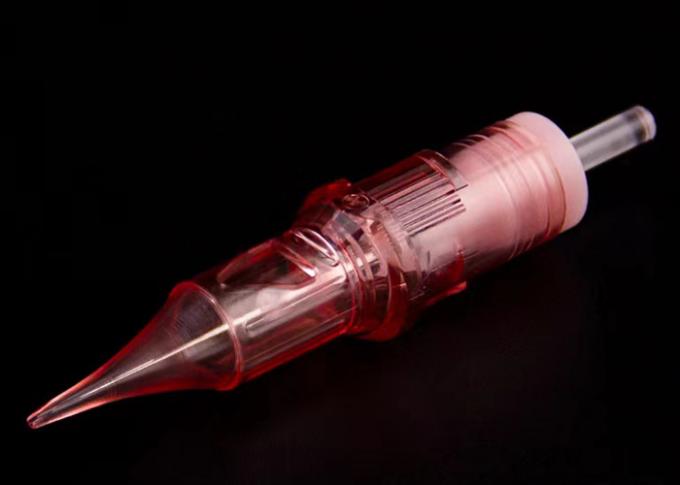 Igły do makijażu permanentnego ze stali nierdzewnej klasy medycznej w kolorze różowym 0